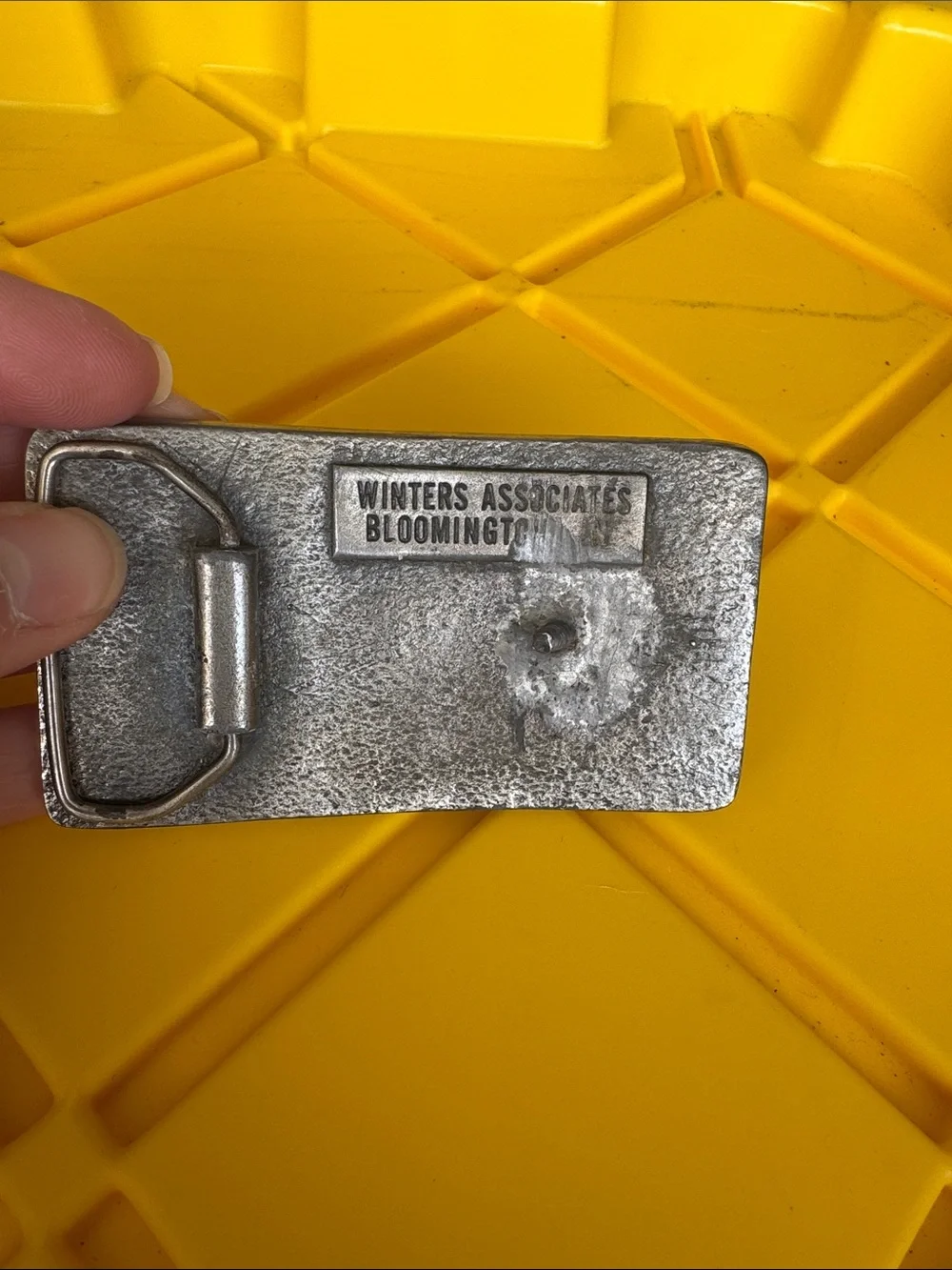 Power Silver Belt Buckle Cummins Power
